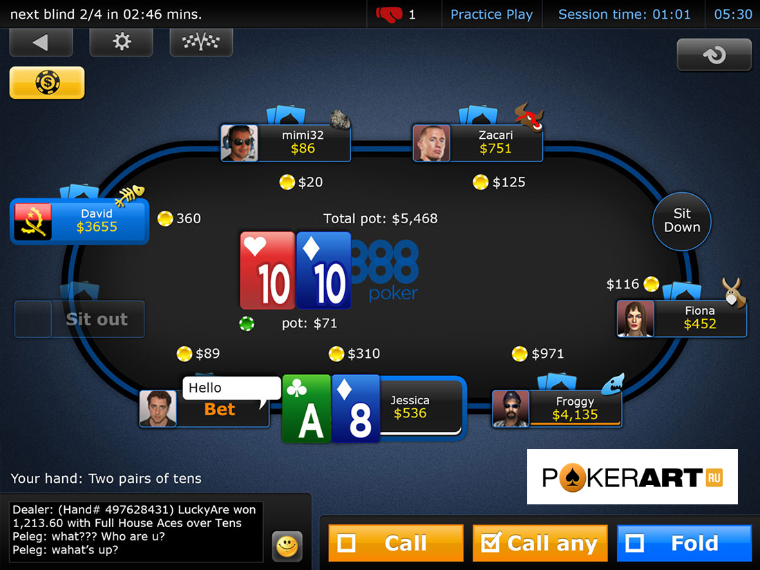 888 Poker Android