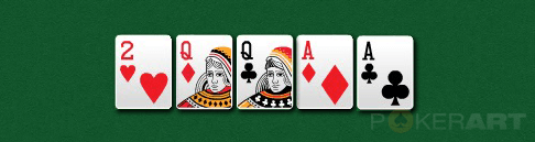 Комбинации в покере - две пары